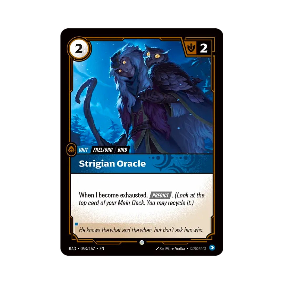 Strigian Oracle (RAD-053) - Cards Beyond