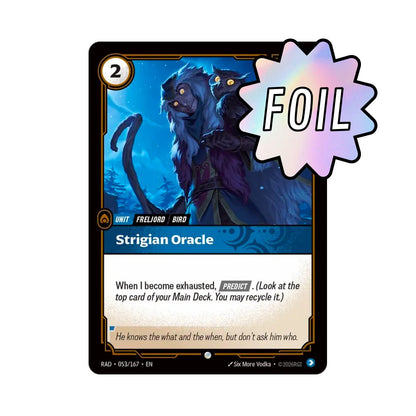 Strigian Oracle (RAD-053) - Cards Beyond