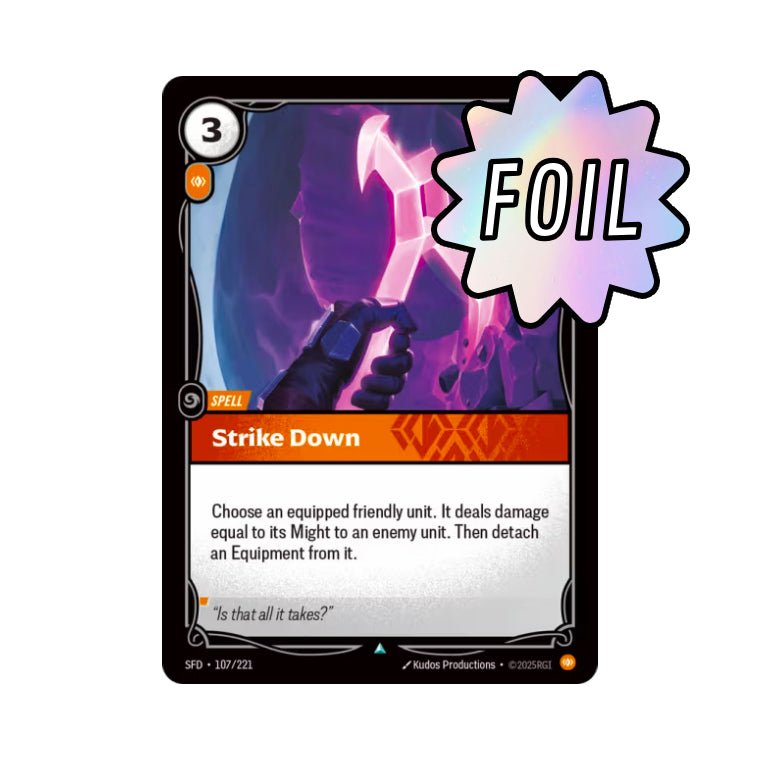 Strike Down (SFD - 107) - Cards Beyond
