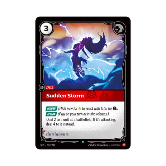 Sudden Storm (SFD - 017) - Cards Beyond
