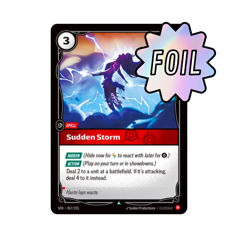 Sudden Storm (SFD - 017) - Cards Beyond