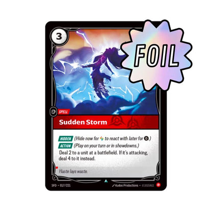 Sudden Storm (SFD - 017) - Cards Beyond