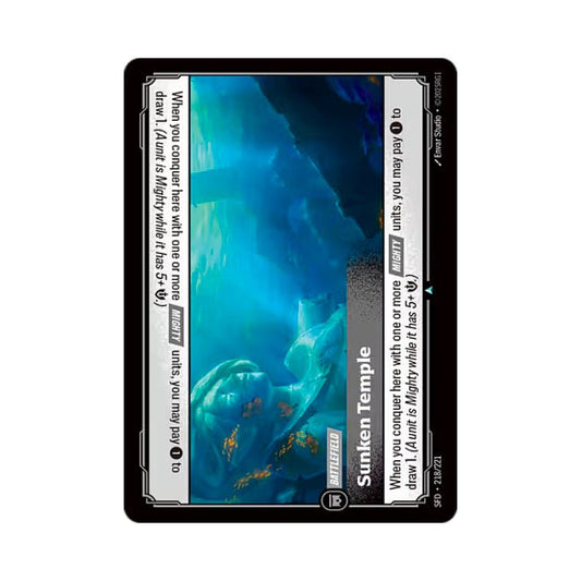 Sunken Temple (SFD - 218) - Cards Beyond