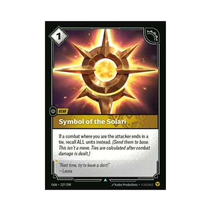 Symbol of the Solari (OGN-227)