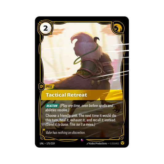 Tactical Retreat (UNL - 175) - Cards Beyond