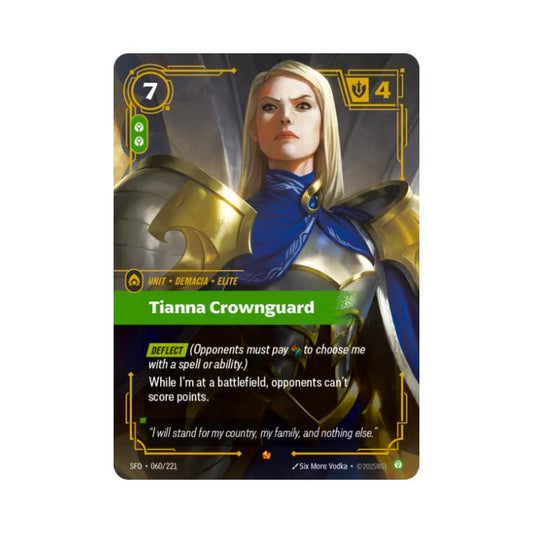 Tianna Crownguard (SFD - 060) - Cards Beyond