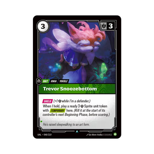 Trevor Snoozebottom (UNL - 048) - Cards Beyond