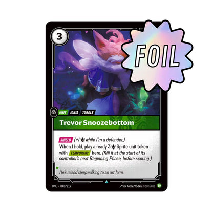 Trevor Snoozebottom (UNL - 048) - Cards Beyond