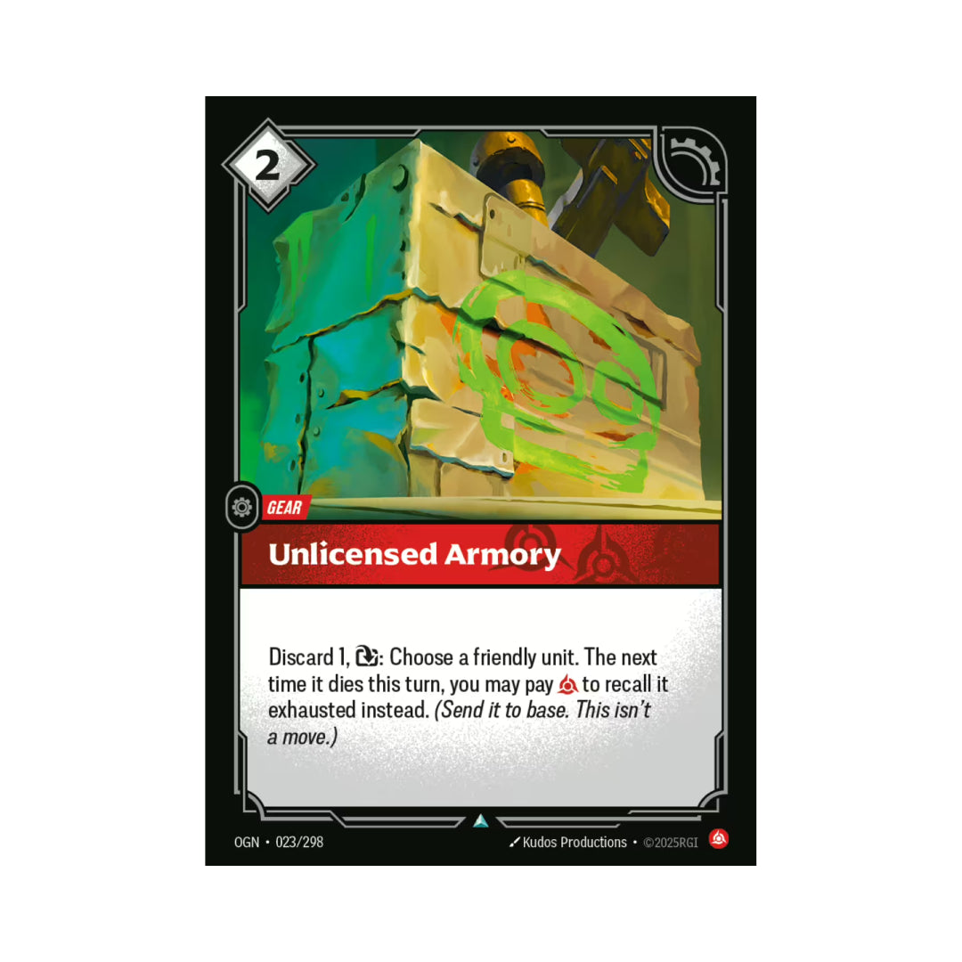 Unlicensed Armory (OGN-023)