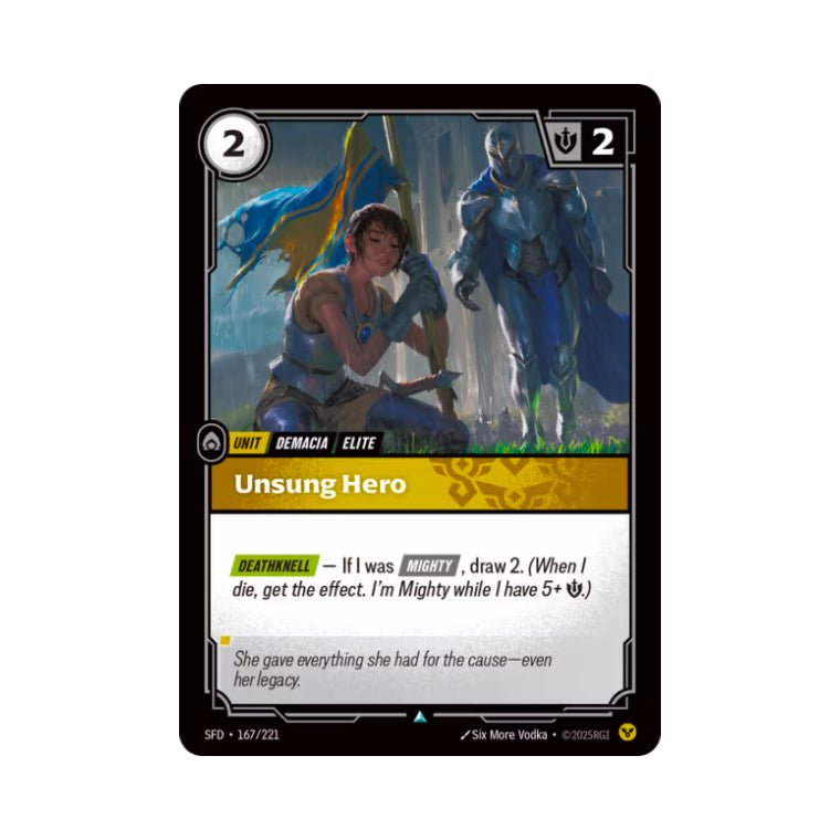 Unsung Hero (SFD - 167) - Cards Beyond