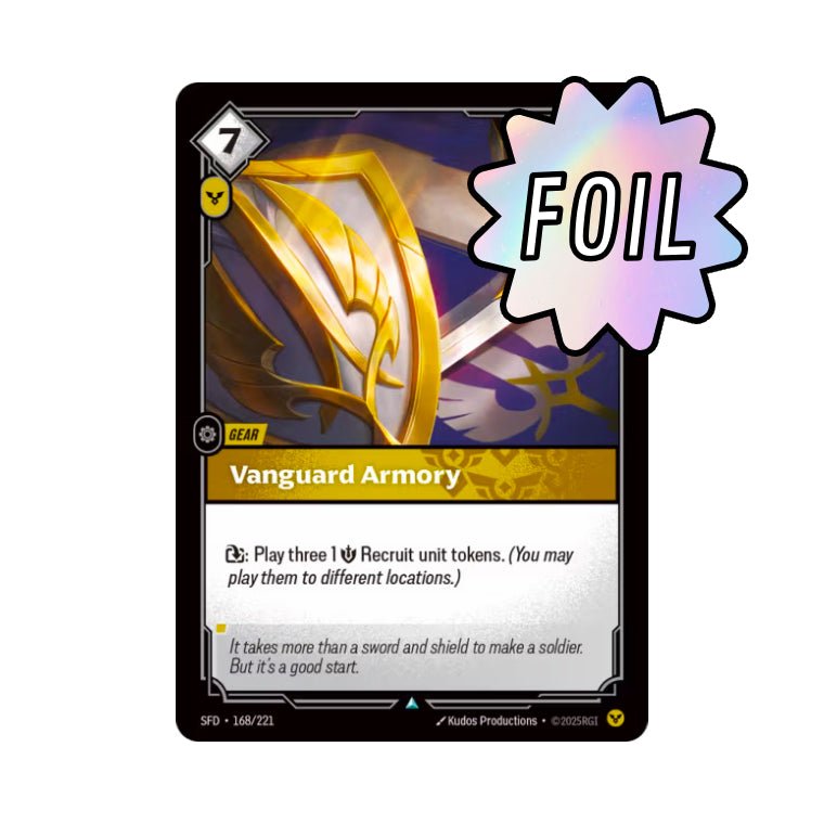 Vanguard Armory (SFD - 168) - Cards Beyond