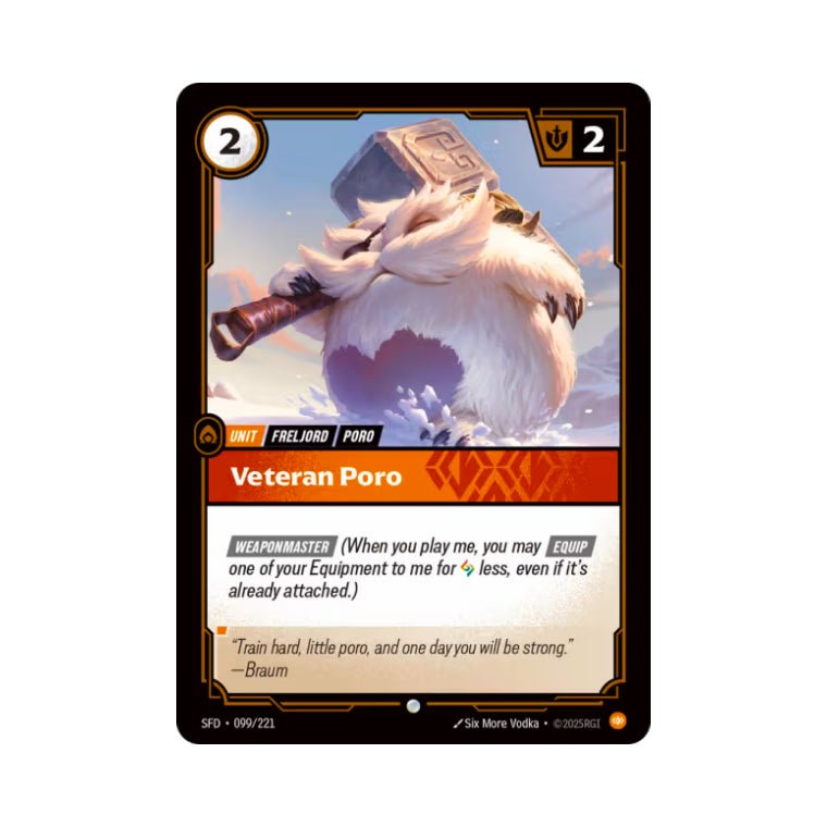 Veteran Poro (SFD - 099) - Cards Beyond