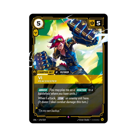 Vi - Peacekeeper (UNL - 176) - Cards Beyond