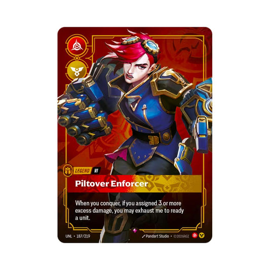 Vi - Piltover Enforcer (UNL - 187) - Cards Beyond
