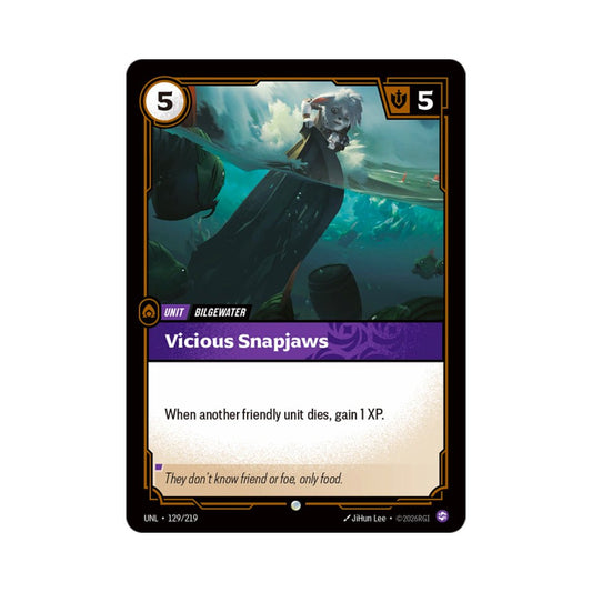 Vicious Snapjaws (UNL - 129) - Cards Beyond