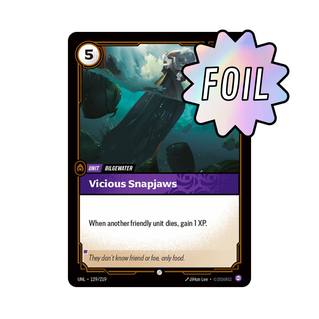 Vicious Snapjaws (UNL - 129) - Cards Beyond