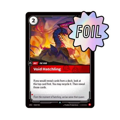Void Hatchling (SFD - 018) - Cards Beyond
