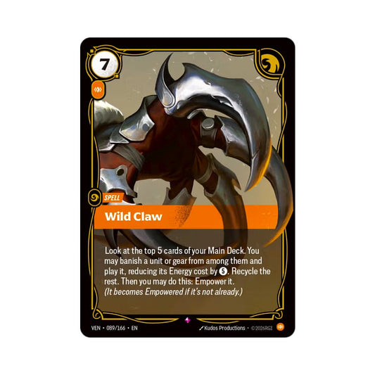 Wild Claw (VEN-089) - Cards Beyond