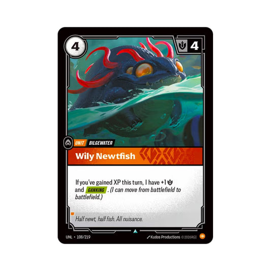 Wily Newtfish (UNL - 108) - Cards Beyond