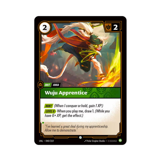 Wuju Apprentice (UNL - 040) - Cards Beyond