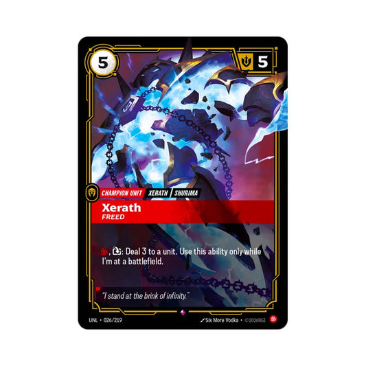Xerath - Freed (UNL - 026) - Cards Beyond