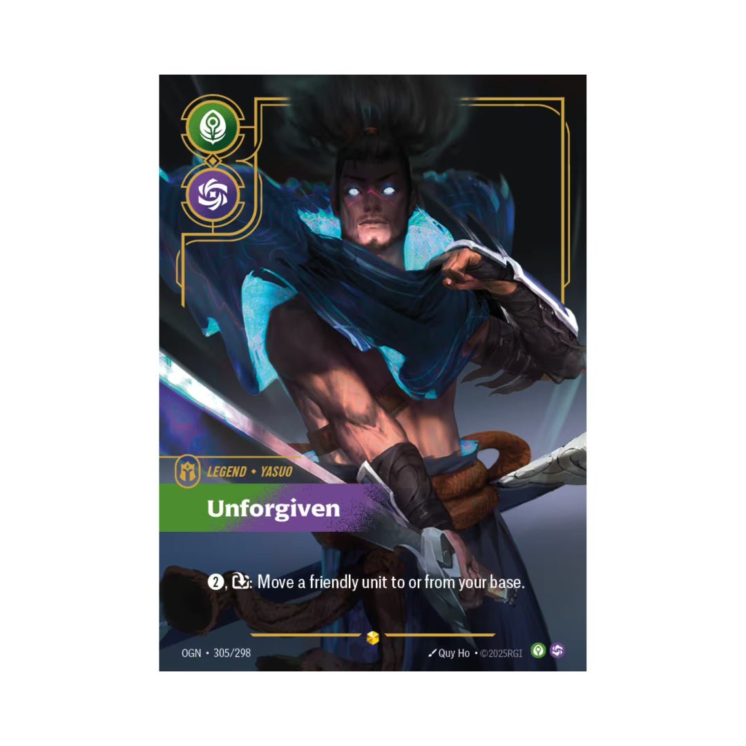 Riftbound | Yasuo - Unforgiven (OGN-305) – Cards Beyond