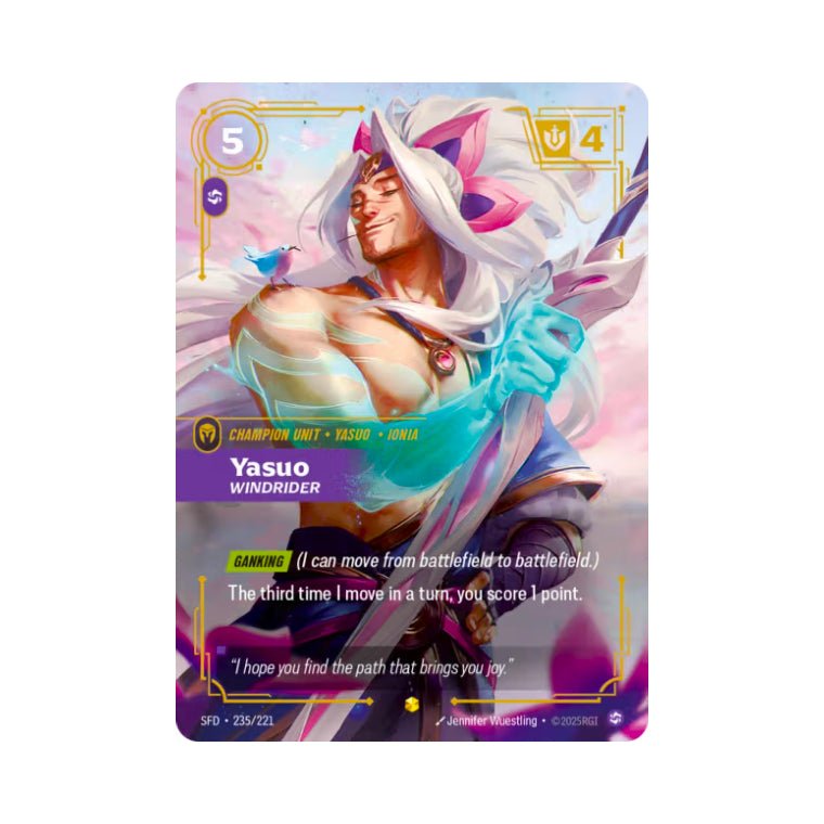 Yasuo - Windrider (SFD - 235) - Cards Beyond
