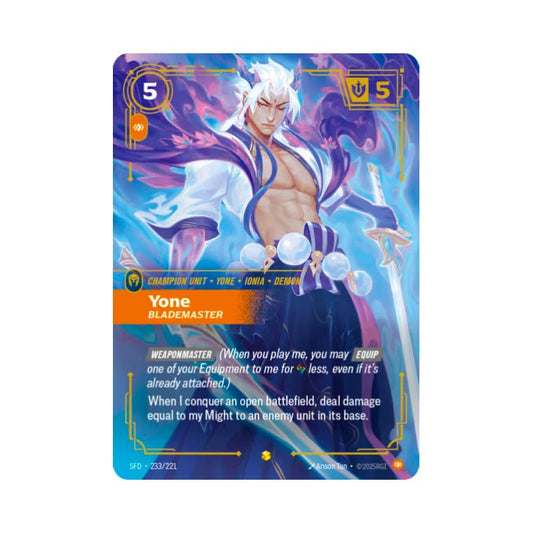 Yone - Blademaster (SFD - 233) - Cards Beyond