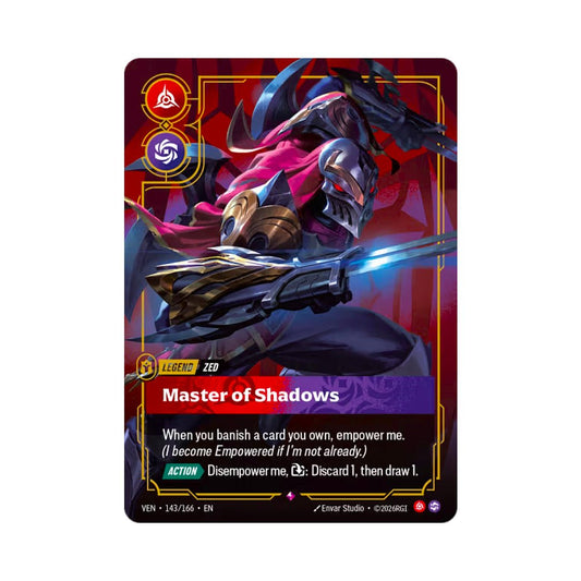 Zed - Master of Shadows (VEN-143) - Cards Beyond