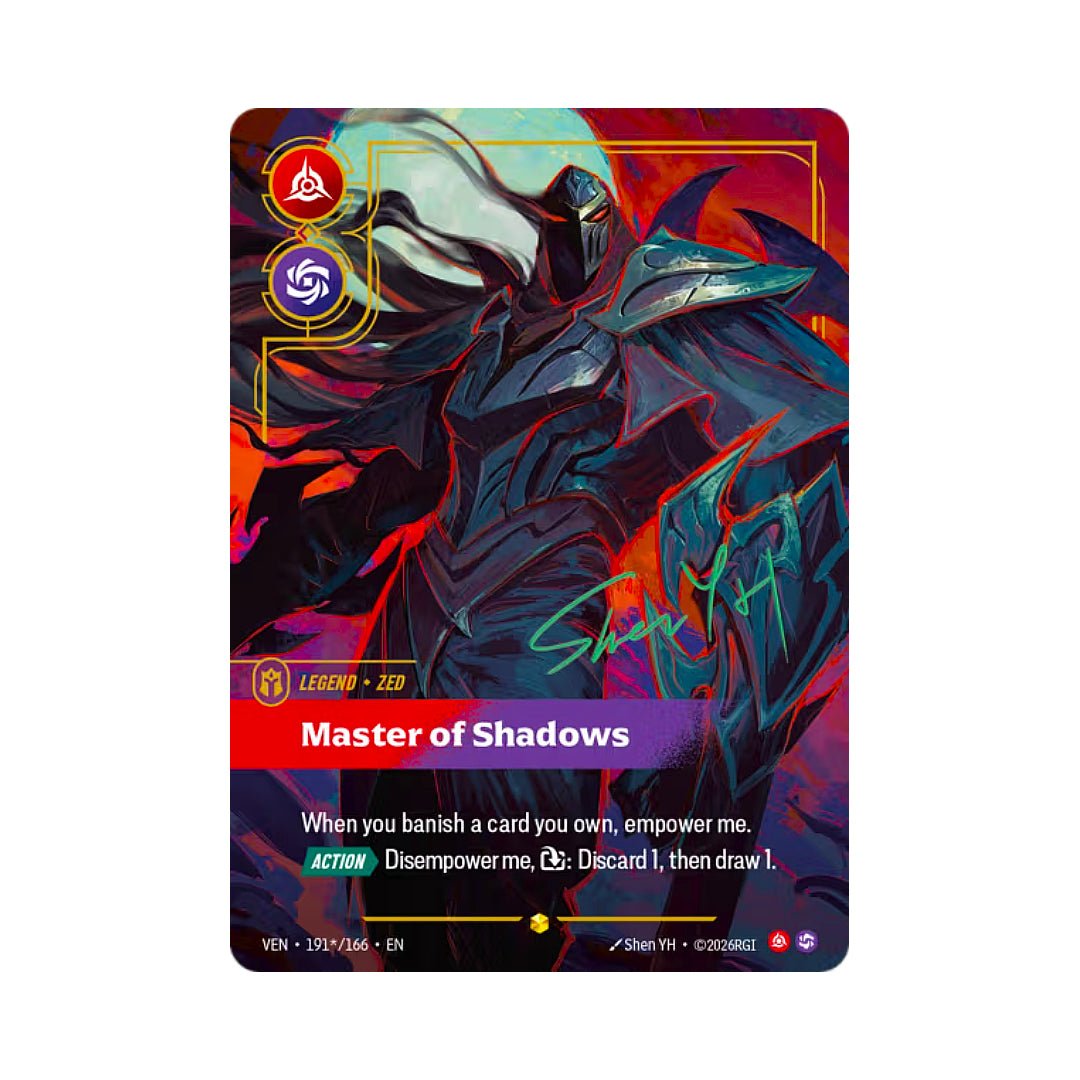 Zed - Master of Shadows (VEN-191*) - Cards Beyond