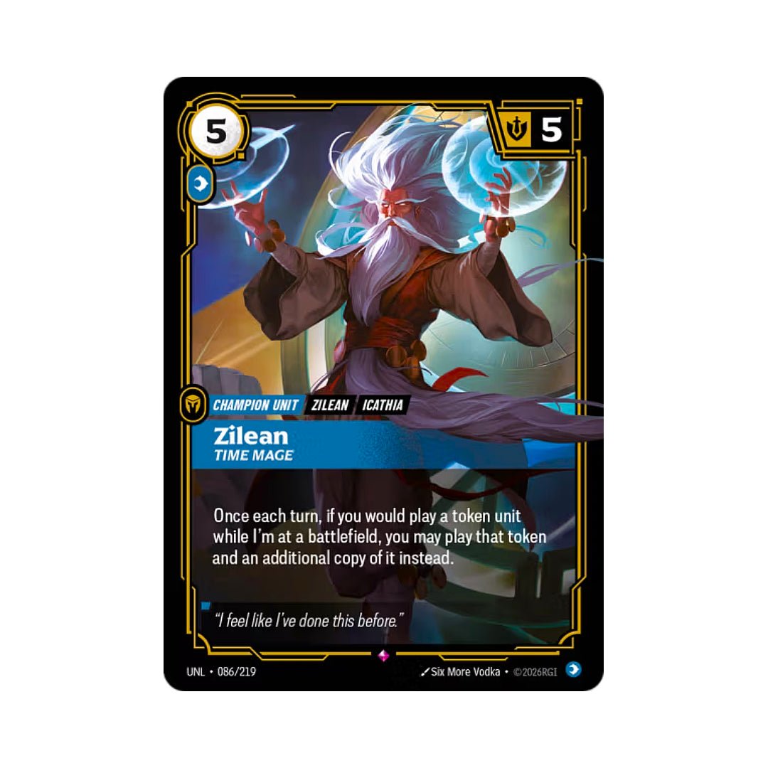 Zilean - Time Mage (UNL - 086) - Cards Beyond