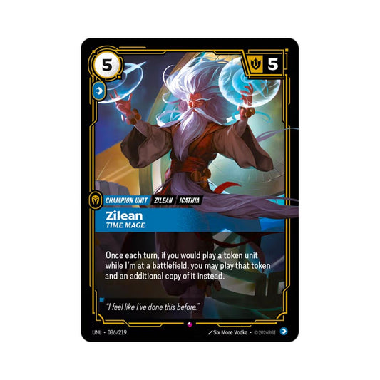 Zilean - Time Mage (UNL - 086) - Cards Beyond